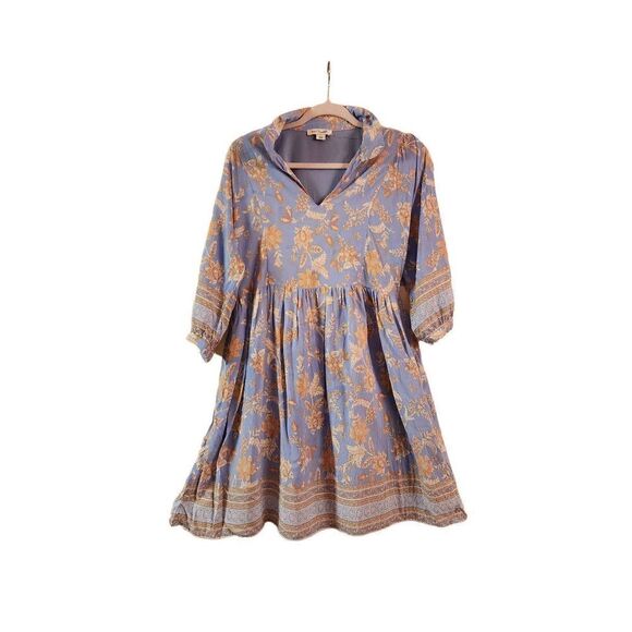 Simply Noelle romantic blue floral dress size small - Picture 1 of 9
